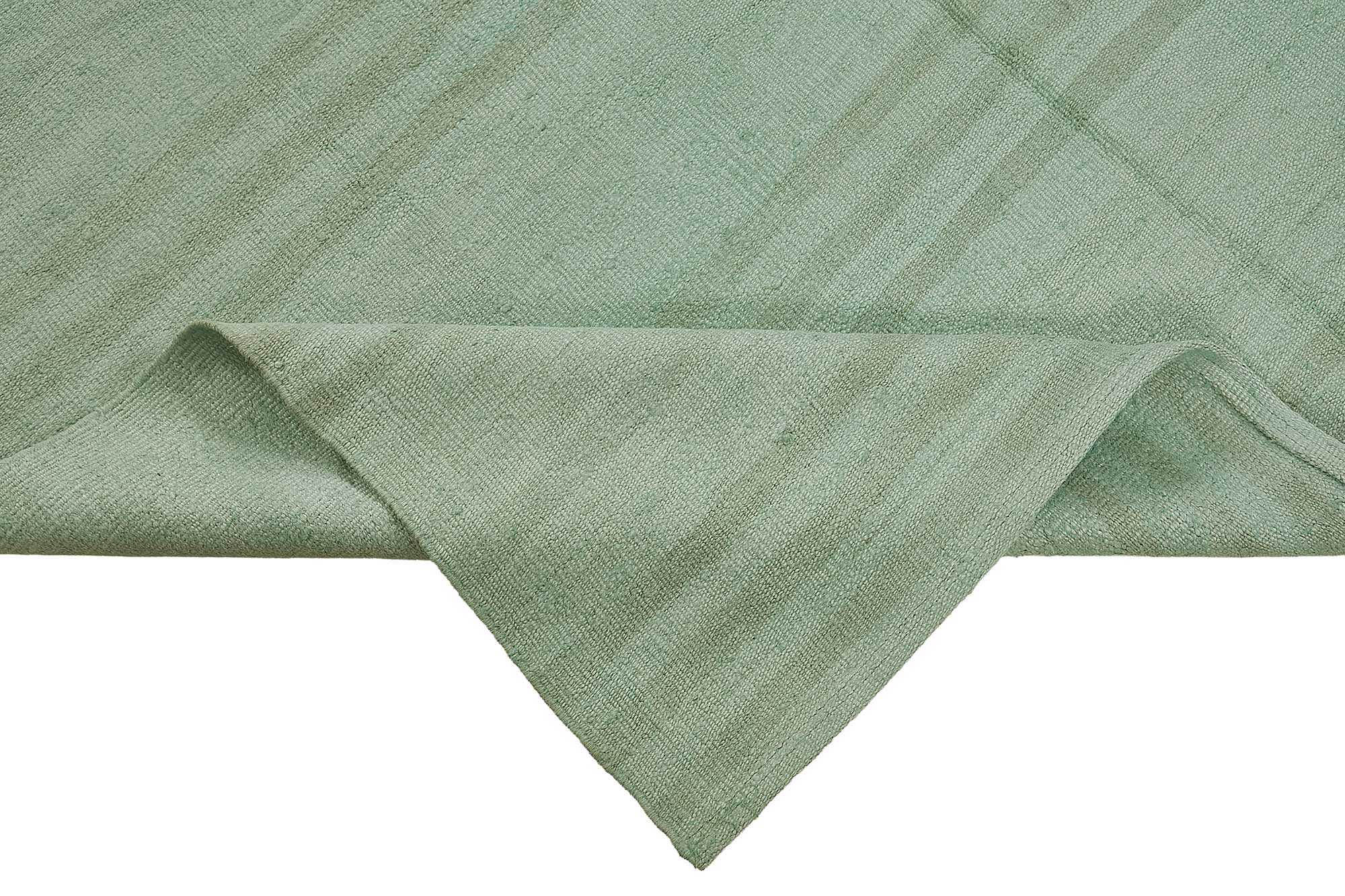 5x10 Turquoise Color Hemp Kilim Rug - 50451