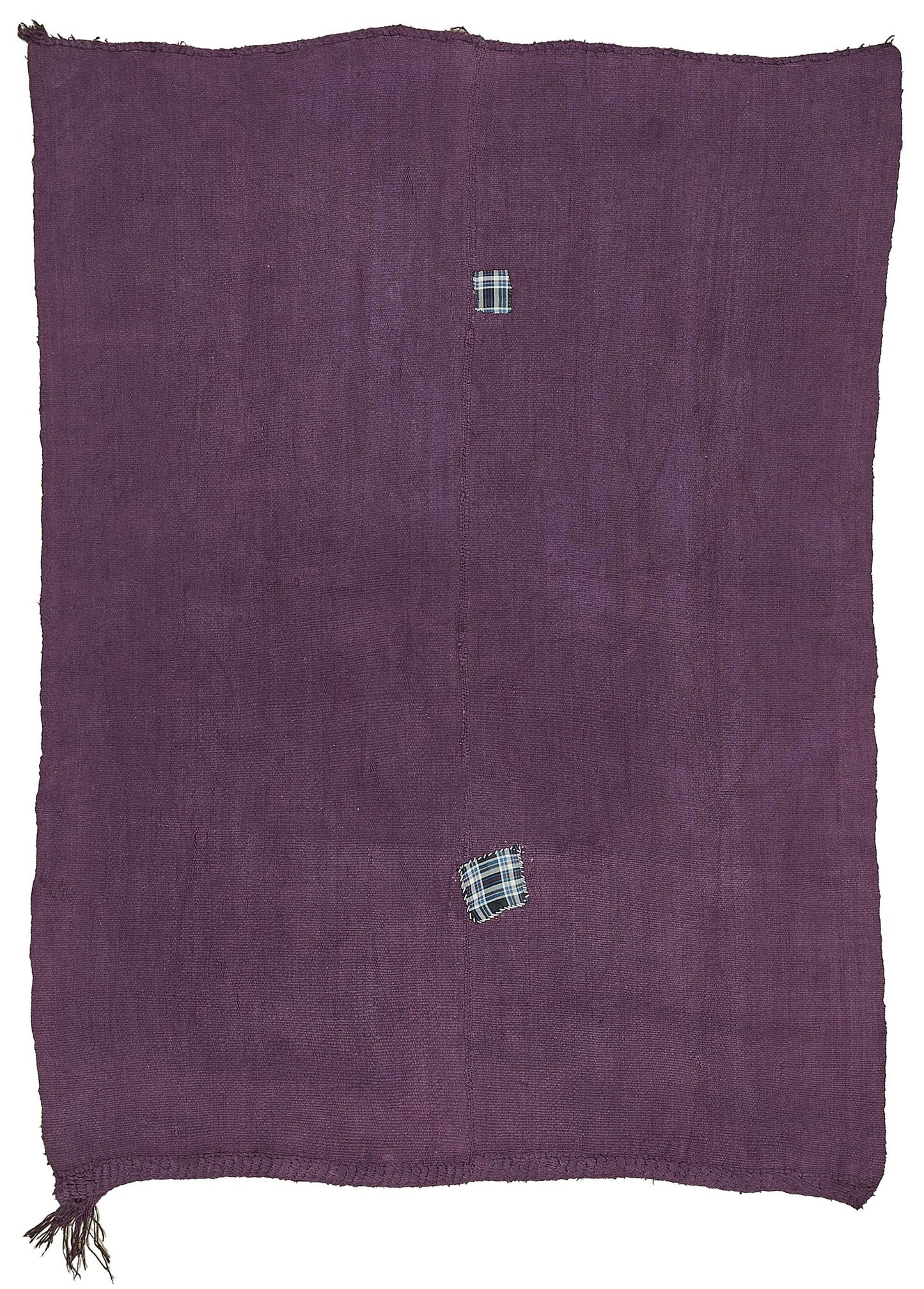5x6 Purple Color Hemp Kilim Rug - 50452