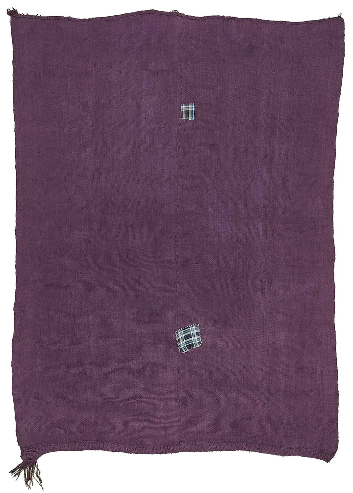 5x6 Purple Color Hemp Kilim Rug - 50452