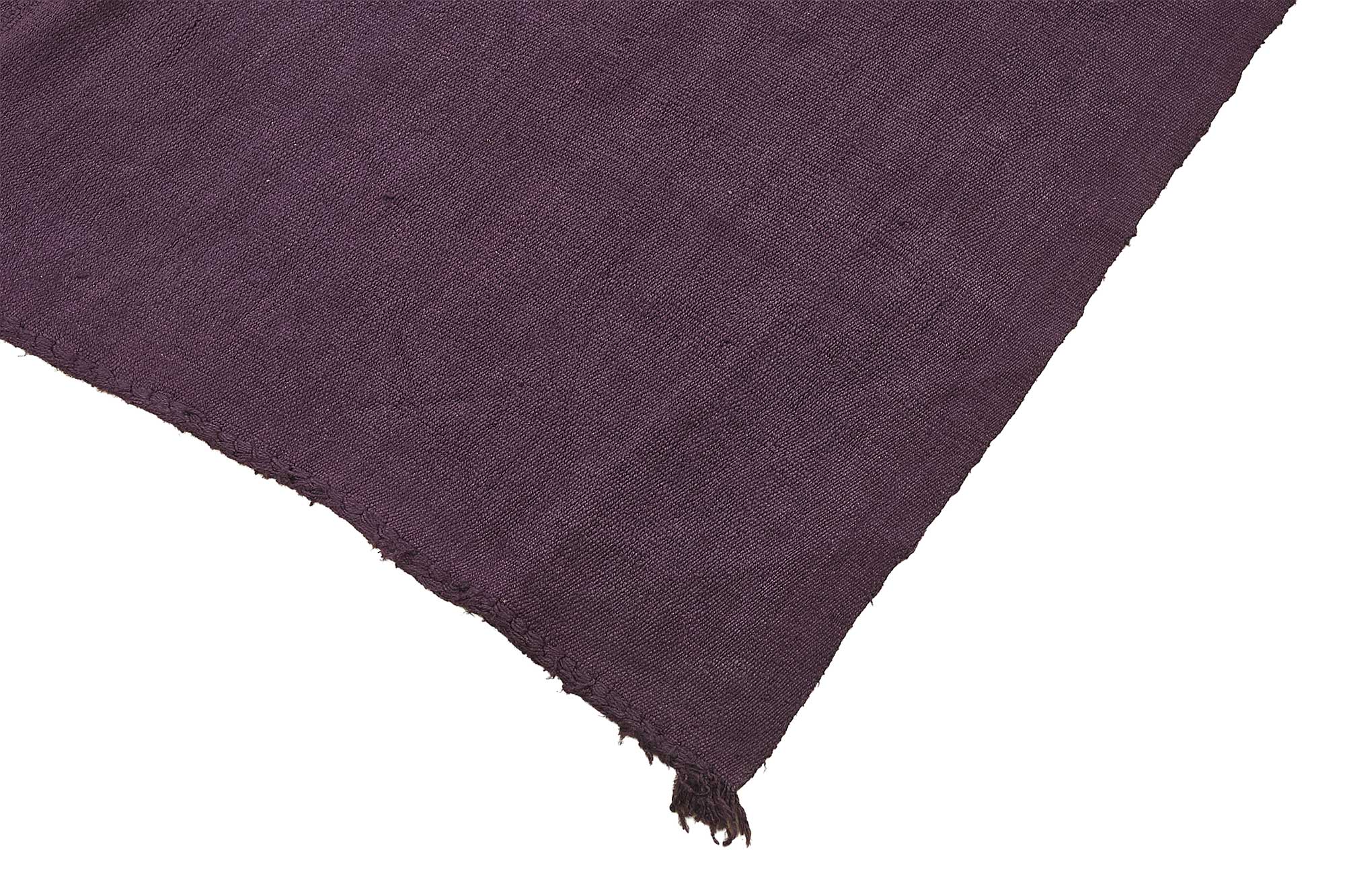 5x6 Purple Color Hemp Kilim Rug - 50452