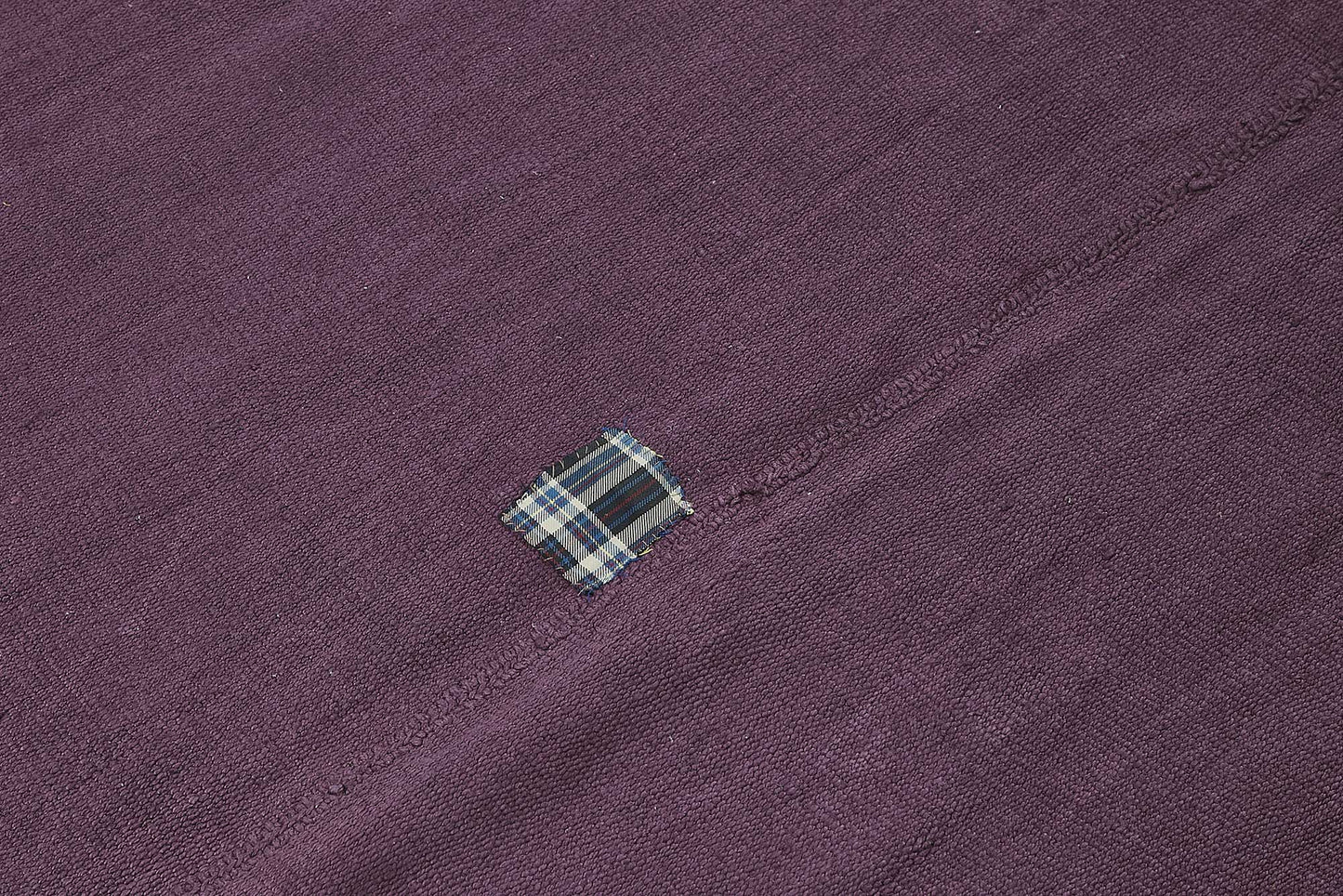 5x6 Purple Color Hemp Kilim Rug - 50452