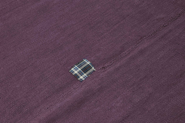 5x6 Purple Color Hemp Kilim Rug - 50452