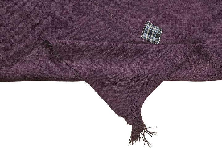 5x6 Purple Color Hemp Kilim Rug - 50452