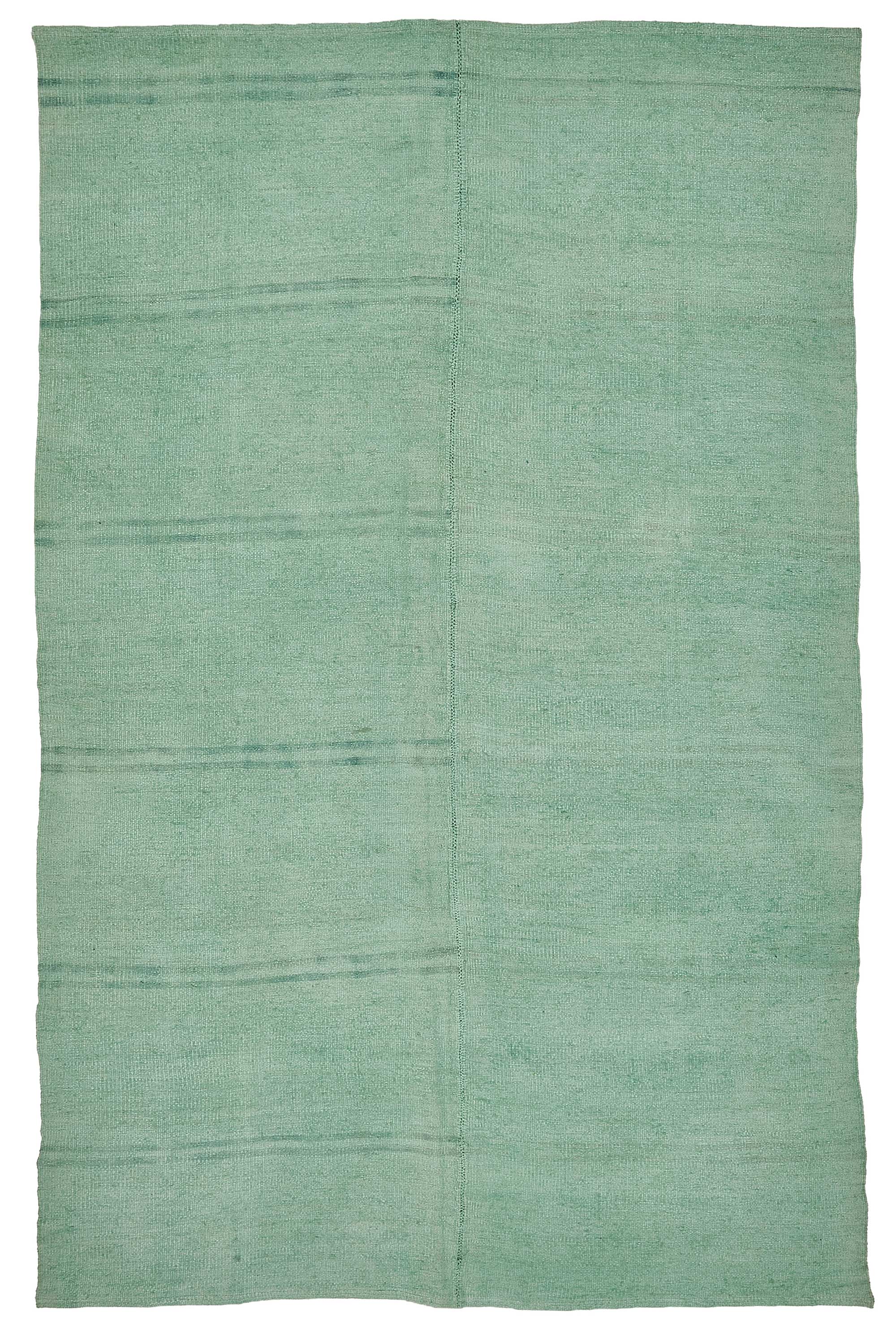 6x9 Turquoise Color Hemp Kilim Rug - 50453