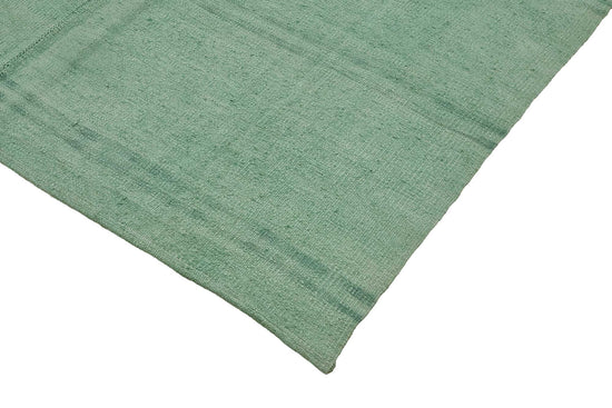 6x9 Turquoise Color Hemp Kilim Rug - 50453