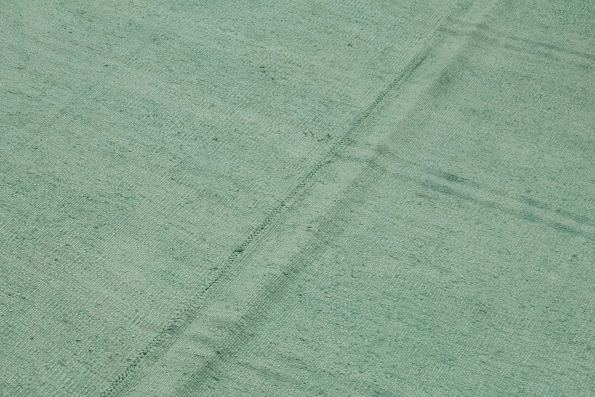 6x9 Turquoise Color Hemp Kilim Rug - 50453