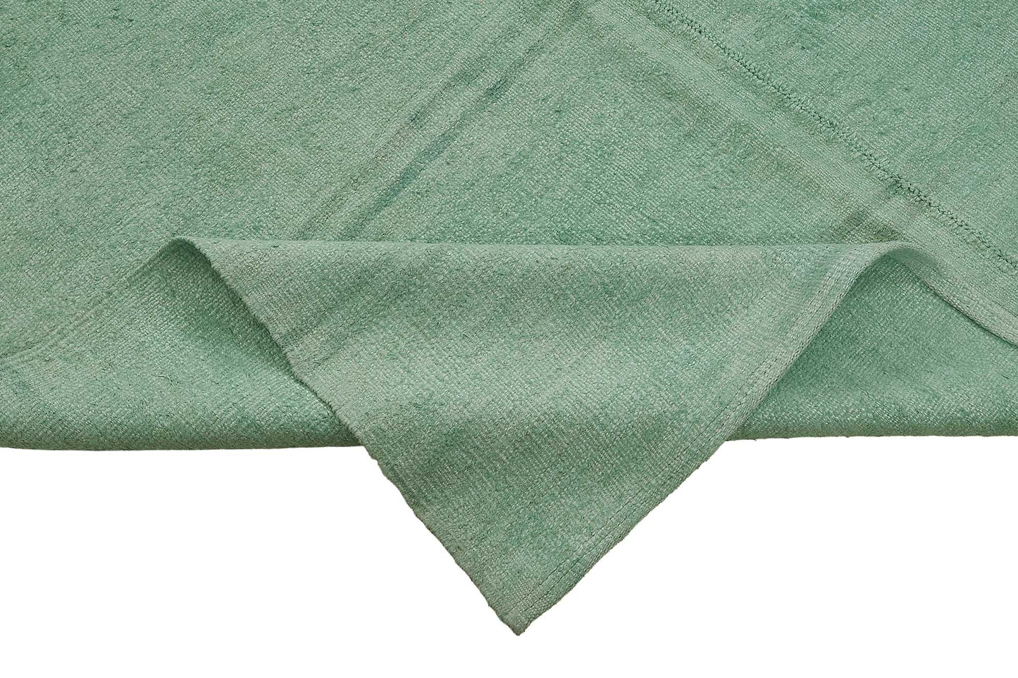 6x9 Turquoise Color Hemp Kilim Rug - 50453