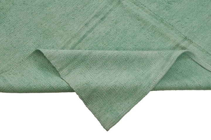 6x9 Turquoise Color Hemp Kilim Rug - 50453