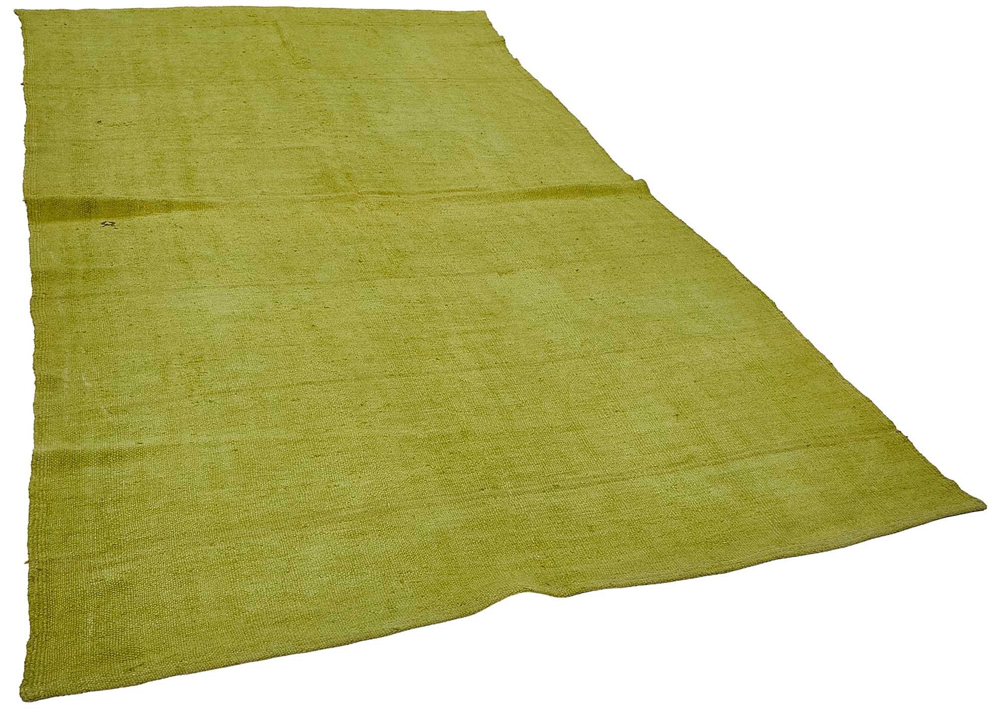 6x10 Green Color Hemp Kilim Rug - 50455