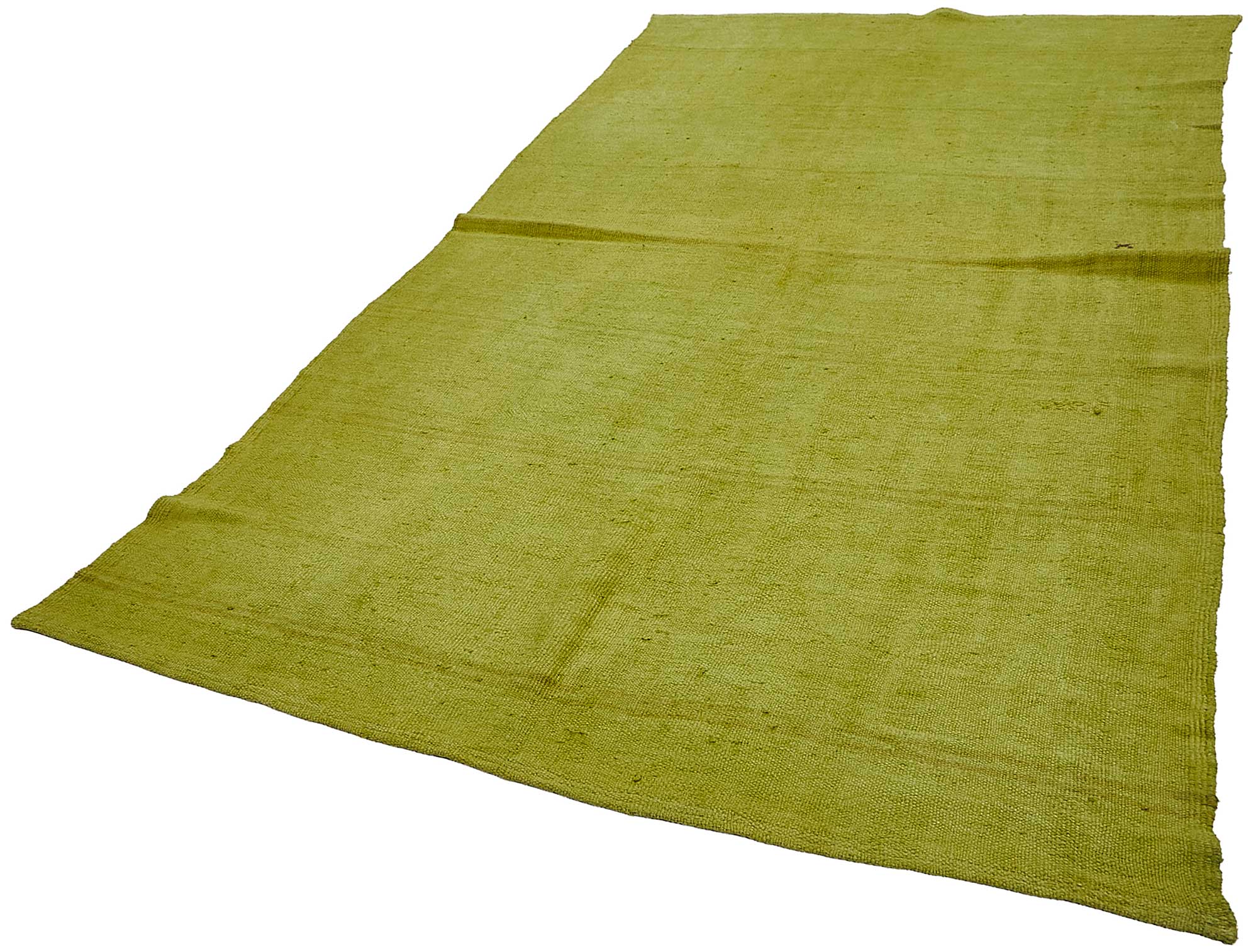 6x10 Green Color Hemp Kilim Rug - 50455