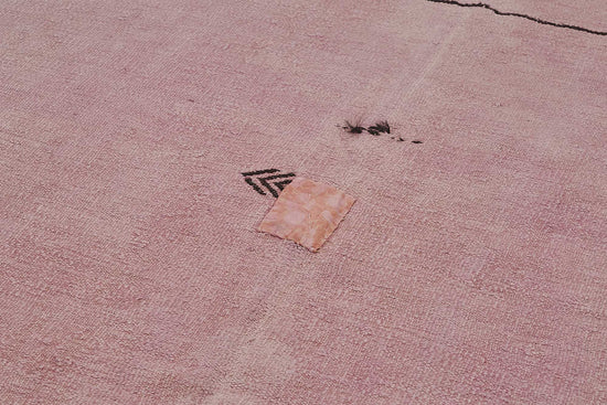 5x10 Pink Color Hemp Kilim Rug - 50456
