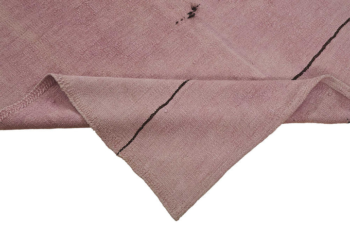 5x10 Pink Color Hemp Kilim Rug - 50456