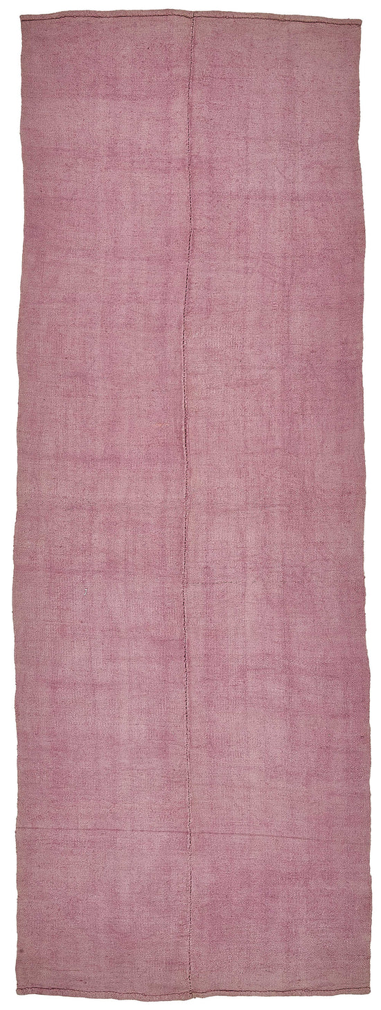 4x12 Pink Color Hemp Kilim Rug - 50457
