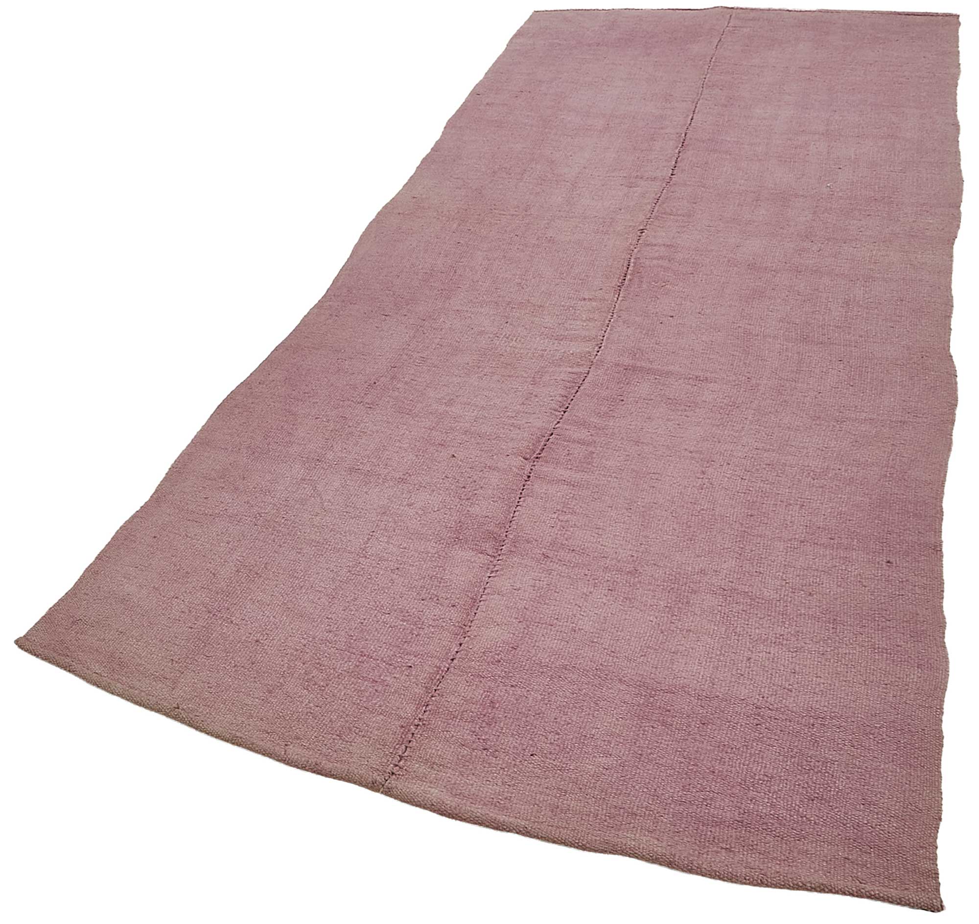 4x12 Pink Color Hemp Kilim Rug - 50457