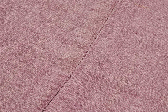 4x12 Pink Color Hemp Kilim Rug - 50457