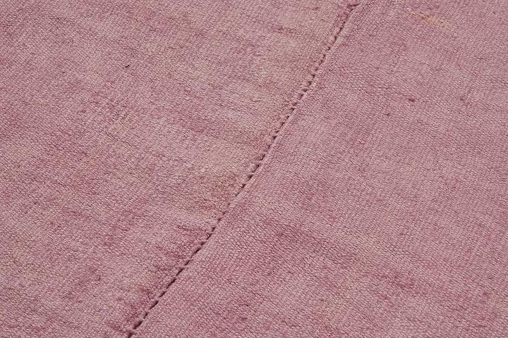 4x12 Pink Color Hemp Kilim Rug - 50457