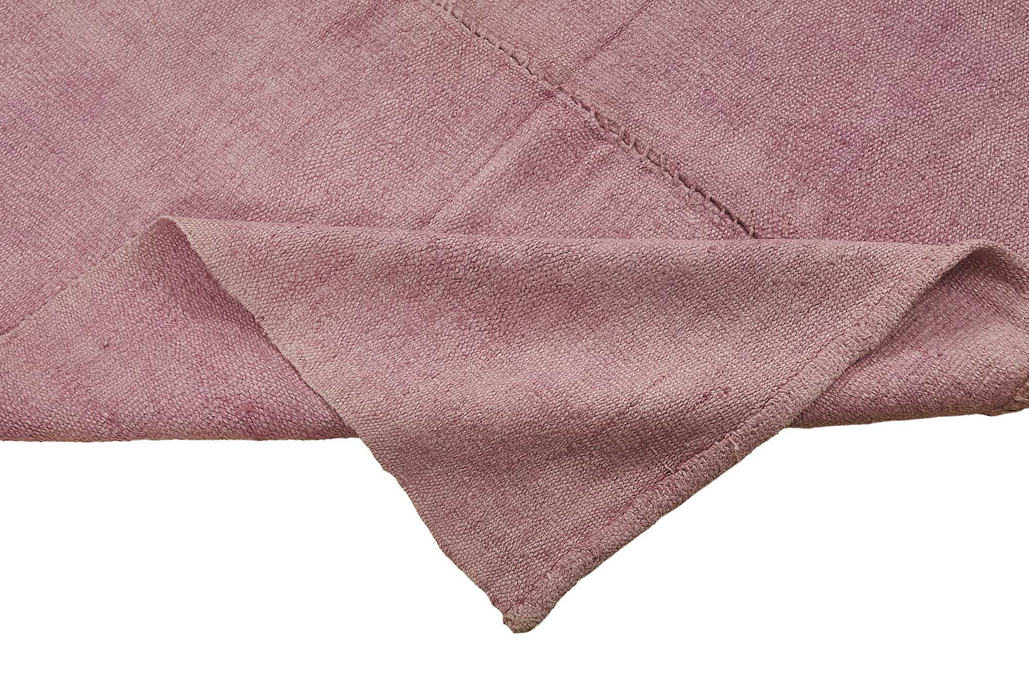 4x12 Pink Color Hemp Kilim Rug - 50457