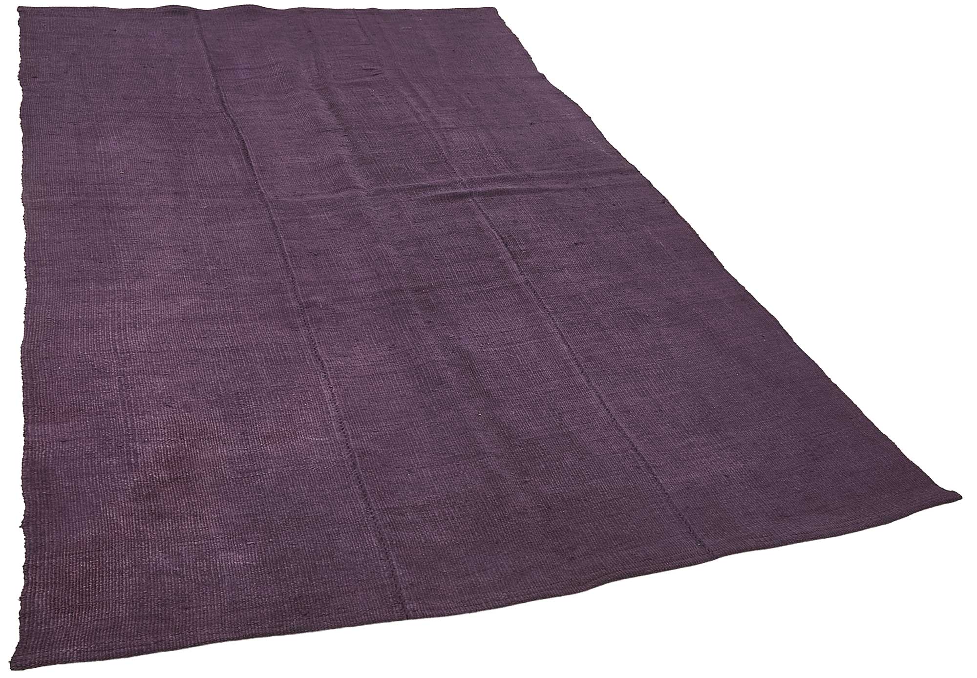 6x9 Purple Color Hemp Kilim Rug - 50459