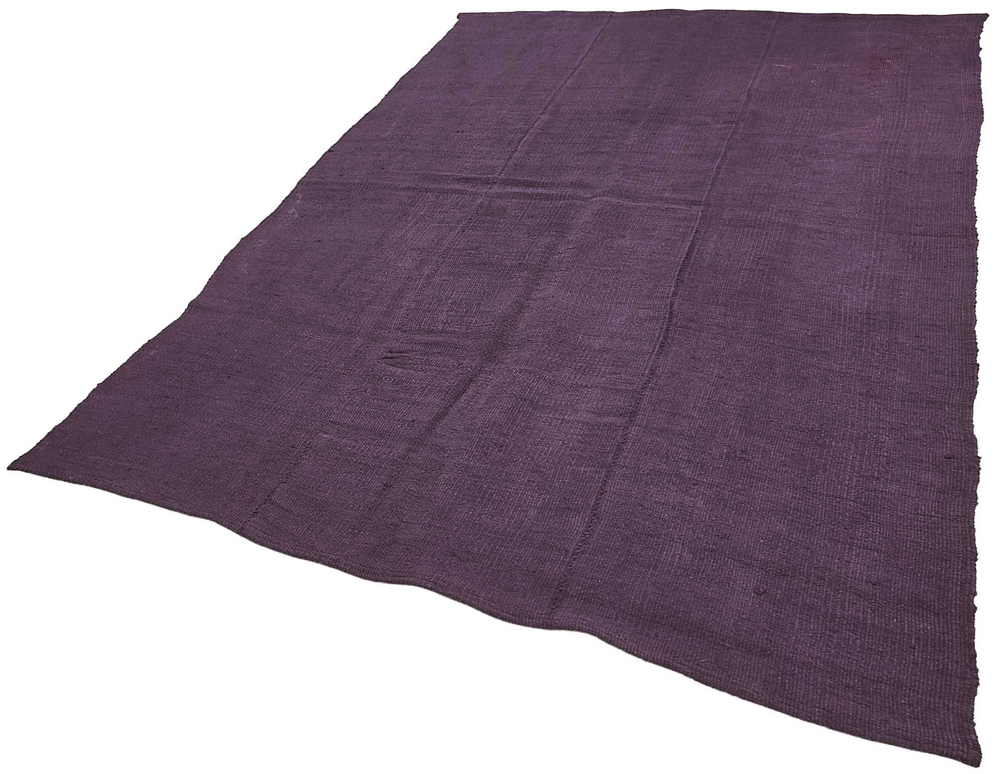 6x9 Purple Color Hemp Kilim Rug - 50459