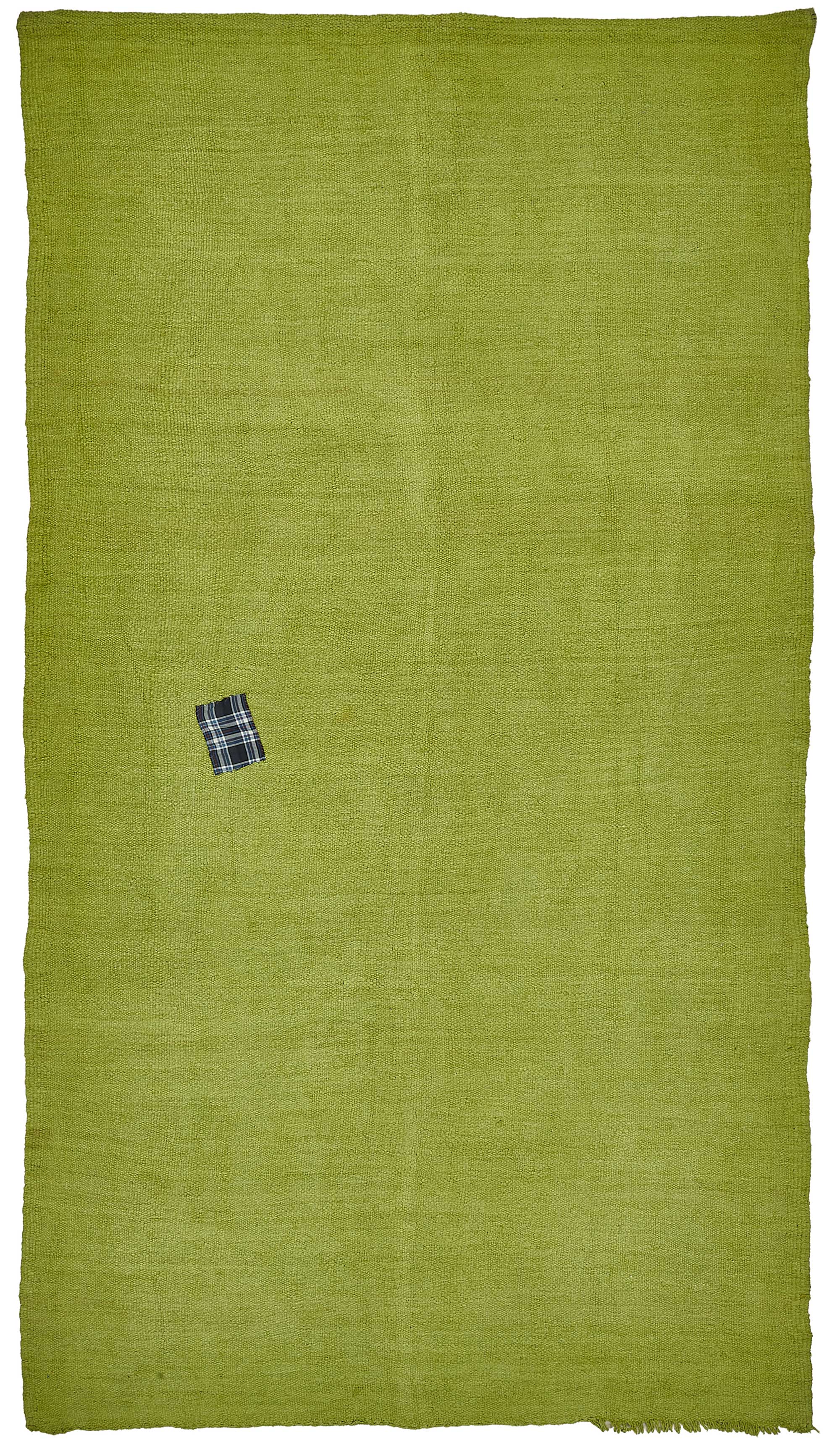 5x10 Green Color Hemp Kilim Rug - 50460