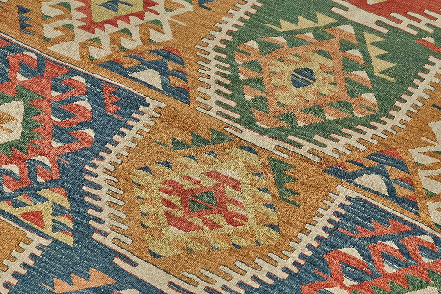 4x5 Handwoven Turkish Kilim Rug - 50462
