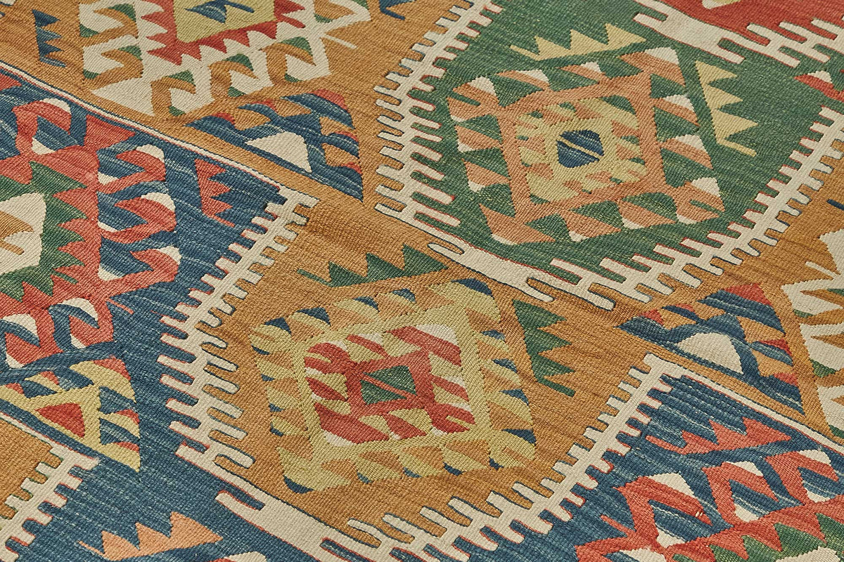 4x5 Handwoven Turkish Kilim Rug - 50462