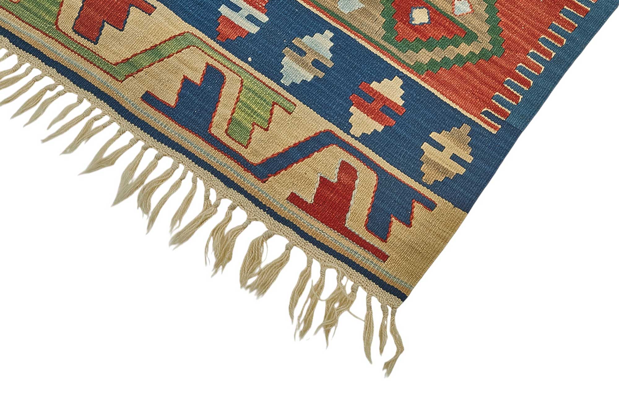 3x4 Handwoven Turkish Wool Kilim Rug - 50473