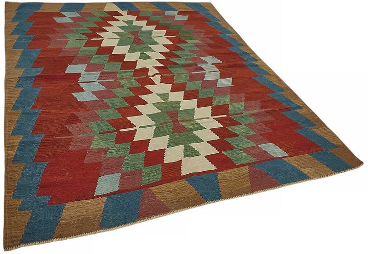 6x8 Handwoven Turkish Kilim Rug - 50500
