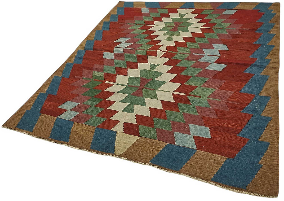 6x8 Handwoven Turkish Kilim Rug - 50500