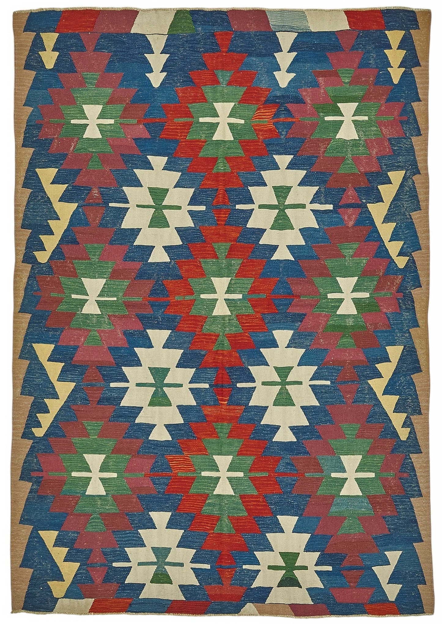 7x10 Handwoven Turkish Kilim Rug - 50501