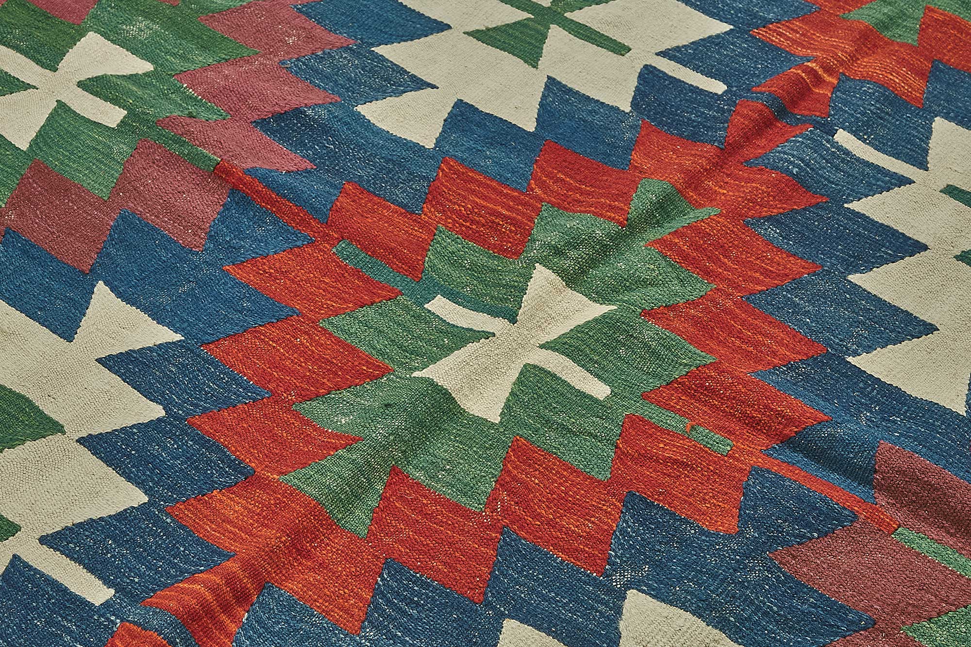 7x10 Handwoven Turkish Kilim Rug - 50501