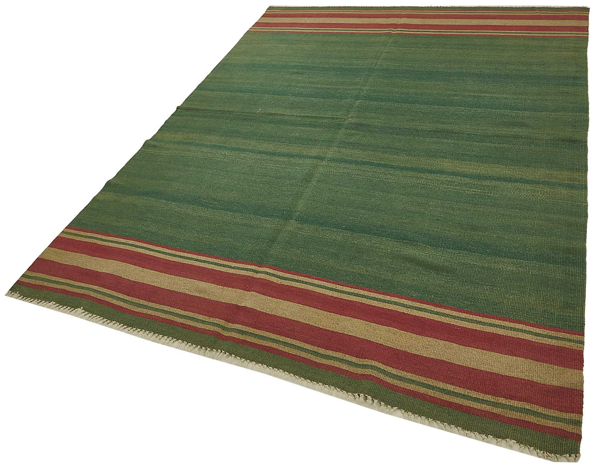 6x8 Handwoven Turkish Kilim Rug - 50503