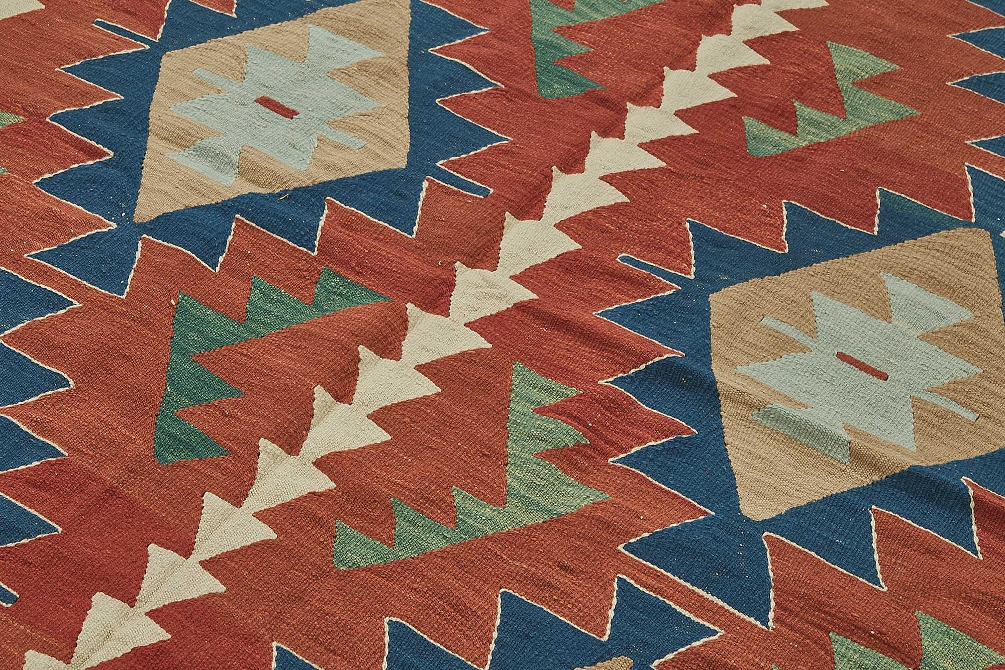 6x9 Handwoven Turkish Kilim Rug - 50504
