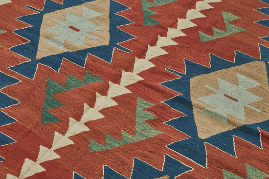 6x9 Handwoven Turkish Kilim Rug - 50504