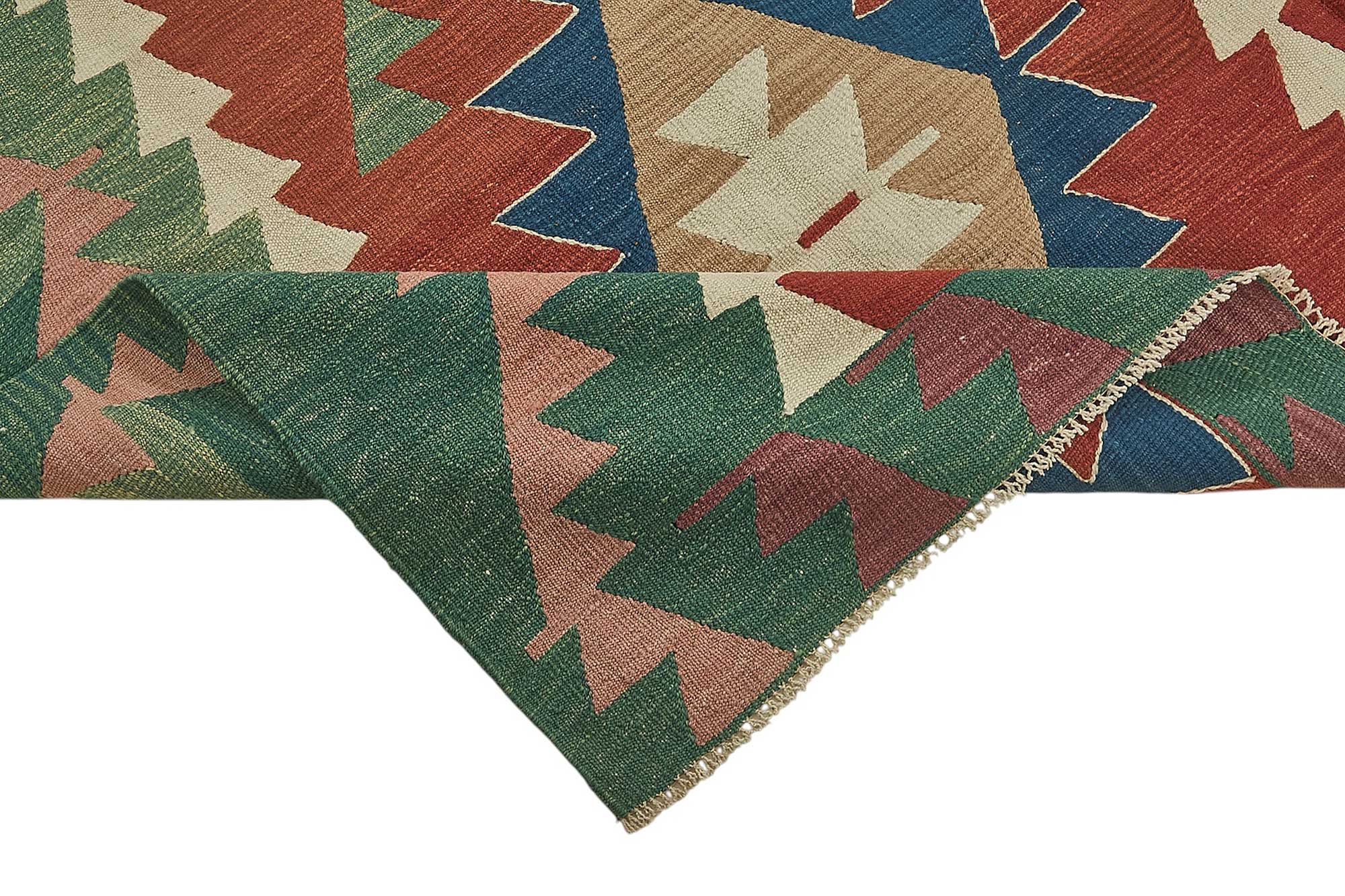 6x9 Handwoven Turkish Kilim Rug - 50504