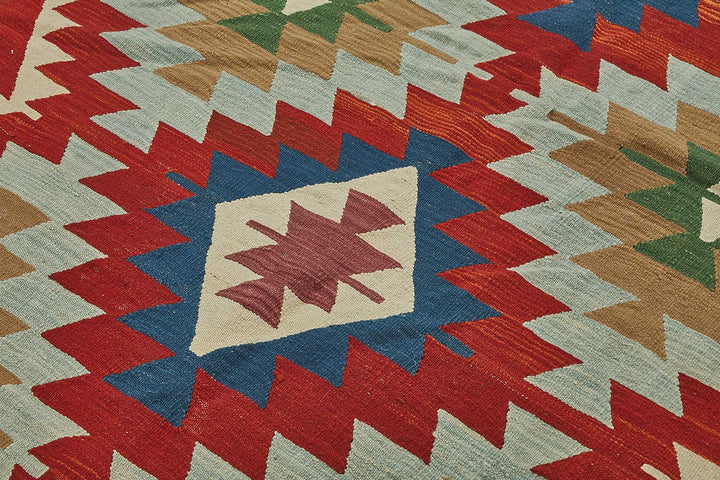 6x9 Handwoven Turkish Kilim Rug - 50505
