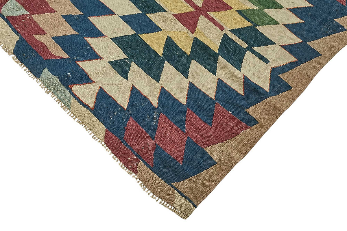 7x9 Handwoven Turkish Kilim Rug - 50506
