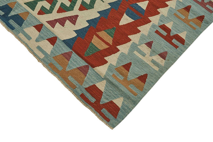 6x9 Handwoven Turkish Kilim Rug - 50507