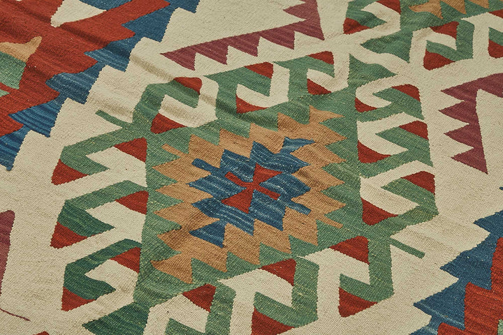 6x9 Handwoven Turkish Kilim Rug - 50507