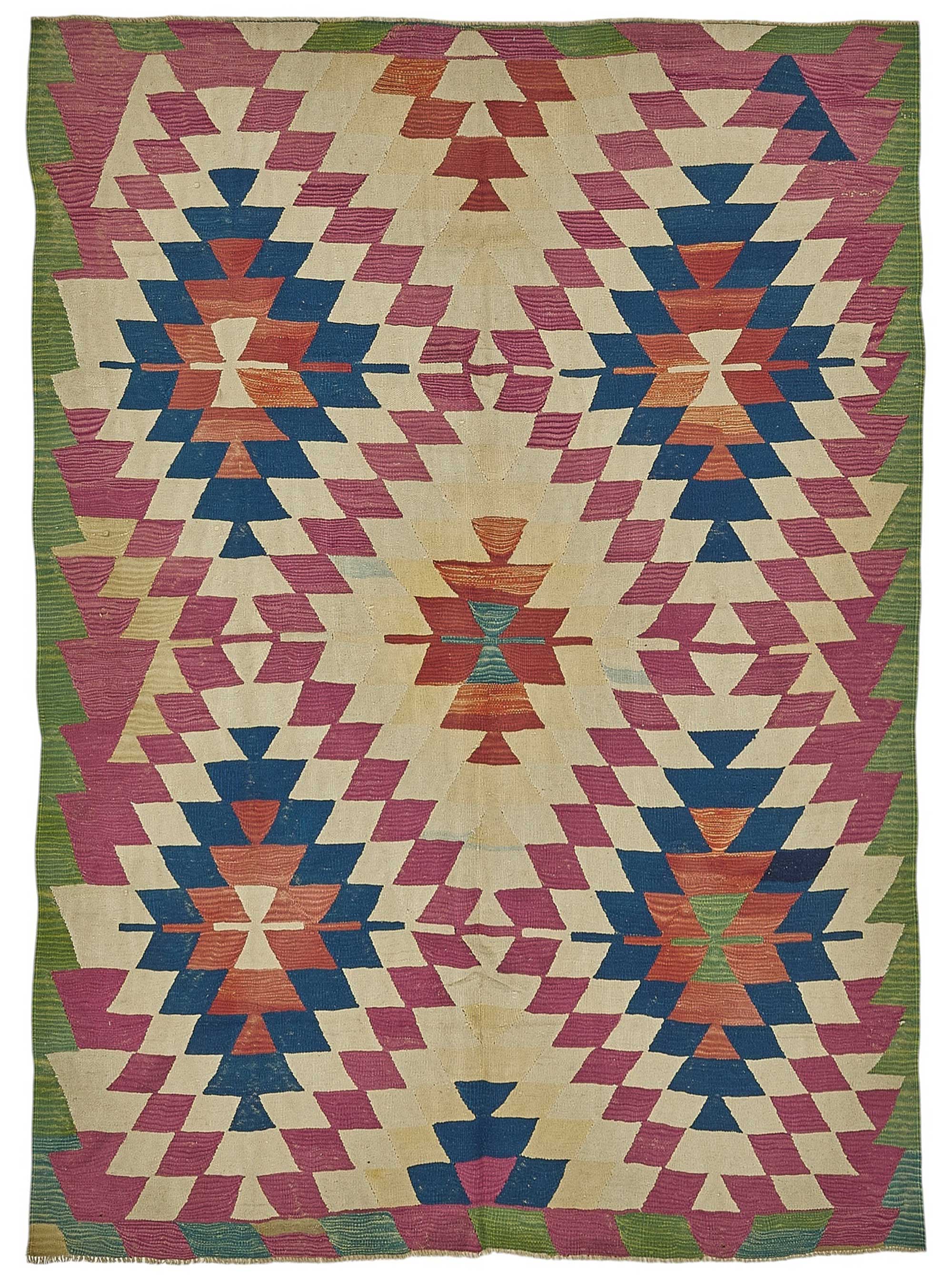 6x9 Handwoven Turkish Kilim Rug - 50508