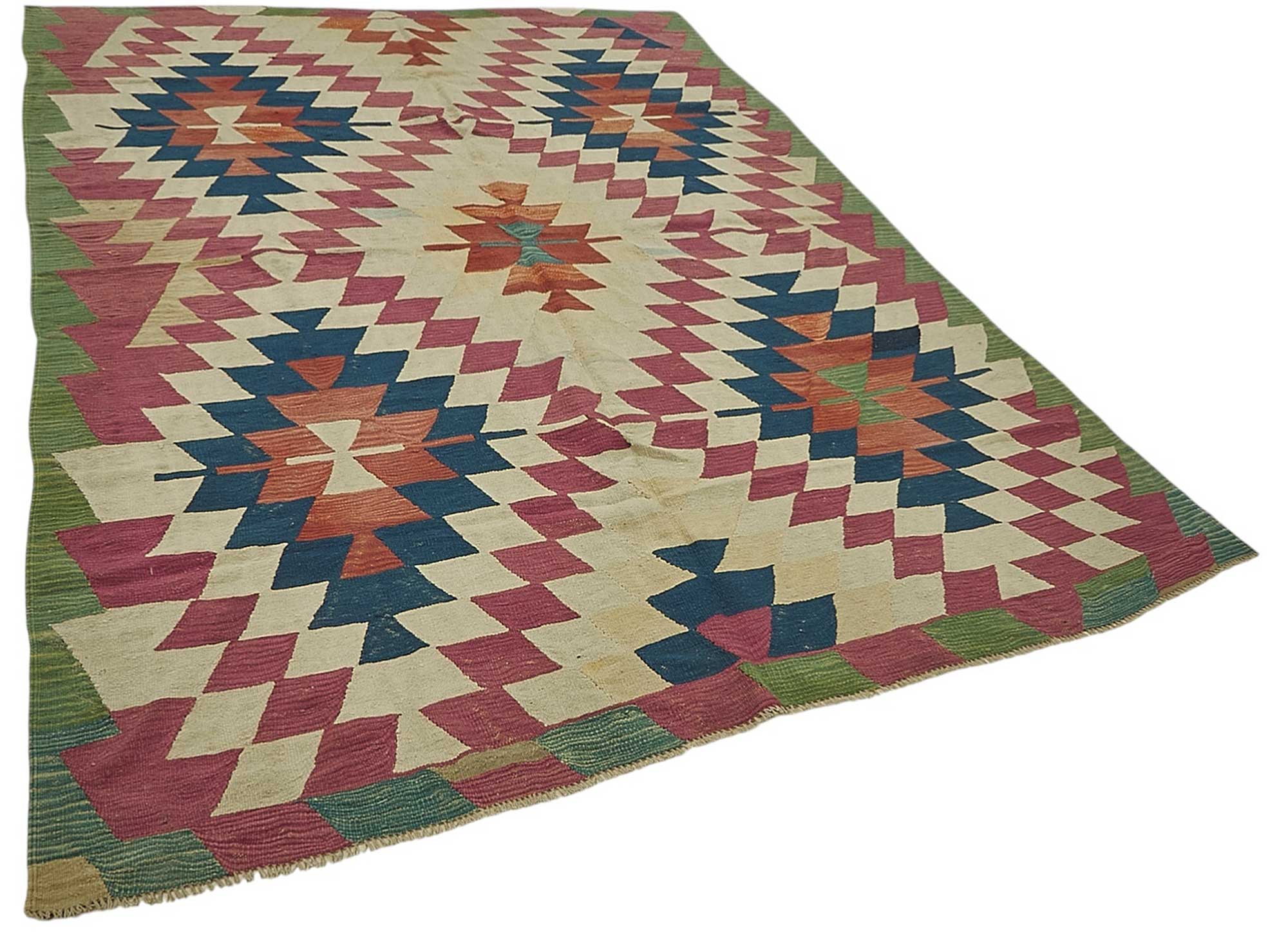 6x9 Handwoven Turkish Kilim Rug - 50508