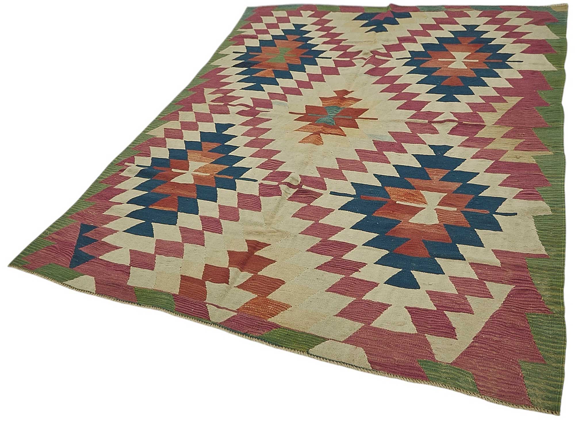 6x9 Handwoven Turkish Kilim Rug - 50508