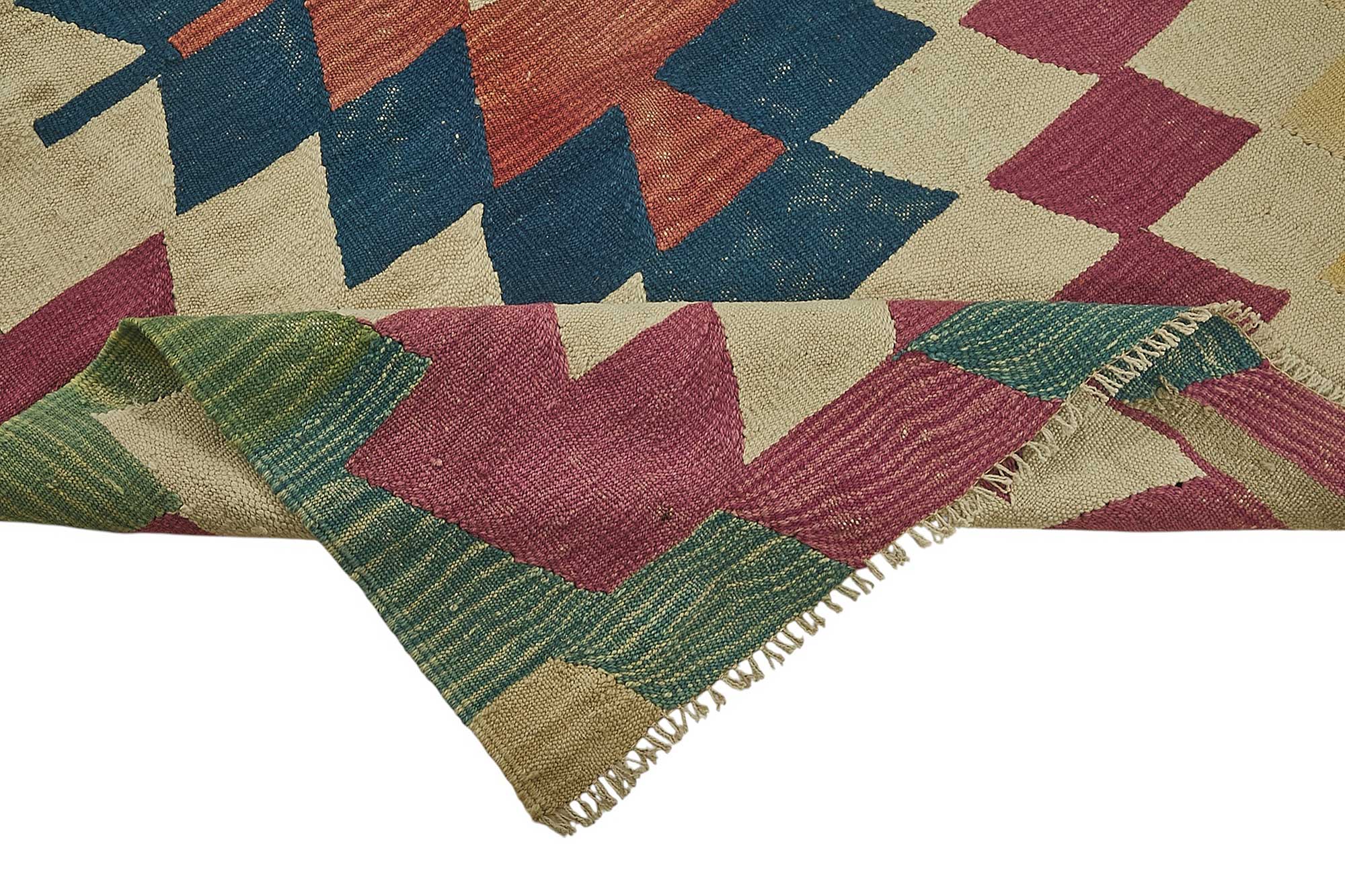 6x9 Handwoven Turkish Kilim Rug - 50508
