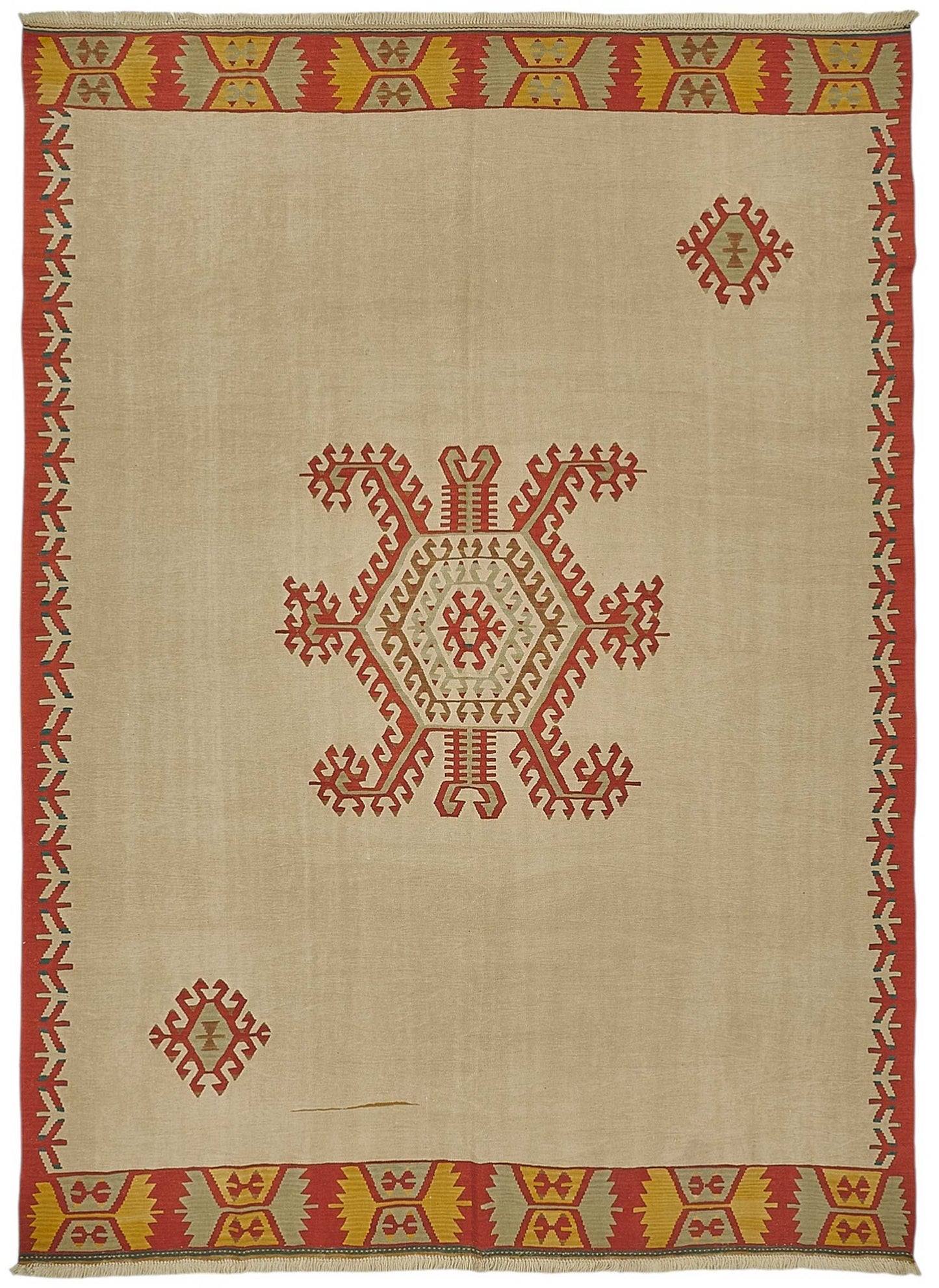 8x11 Handwoven Turkish Kilim Rug - 50509
