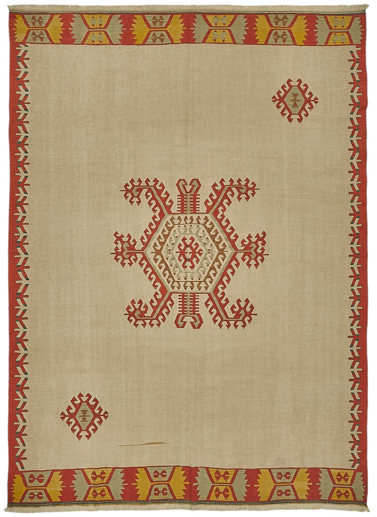 8x11 Handwoven Turkish Kilim Rug - 50509