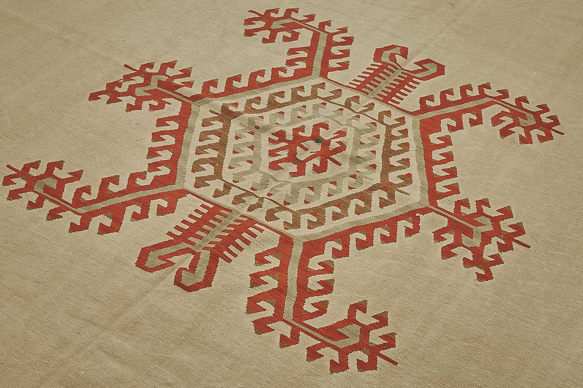 8x11 Handwoven Turkish Kilim Rug - 50509