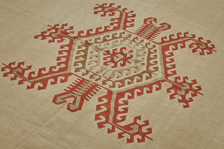 8x11 Handwoven Turkish Kilim Rug - 50509