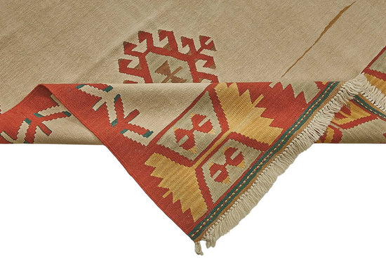 8x11 Handwoven Turkish Kilim Rug - 50509