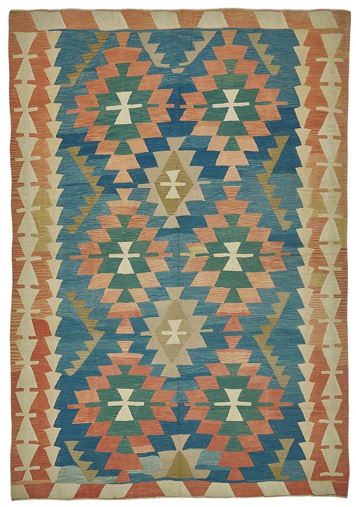 6x9 Handwoven Turkish Kilim Rug - 50510