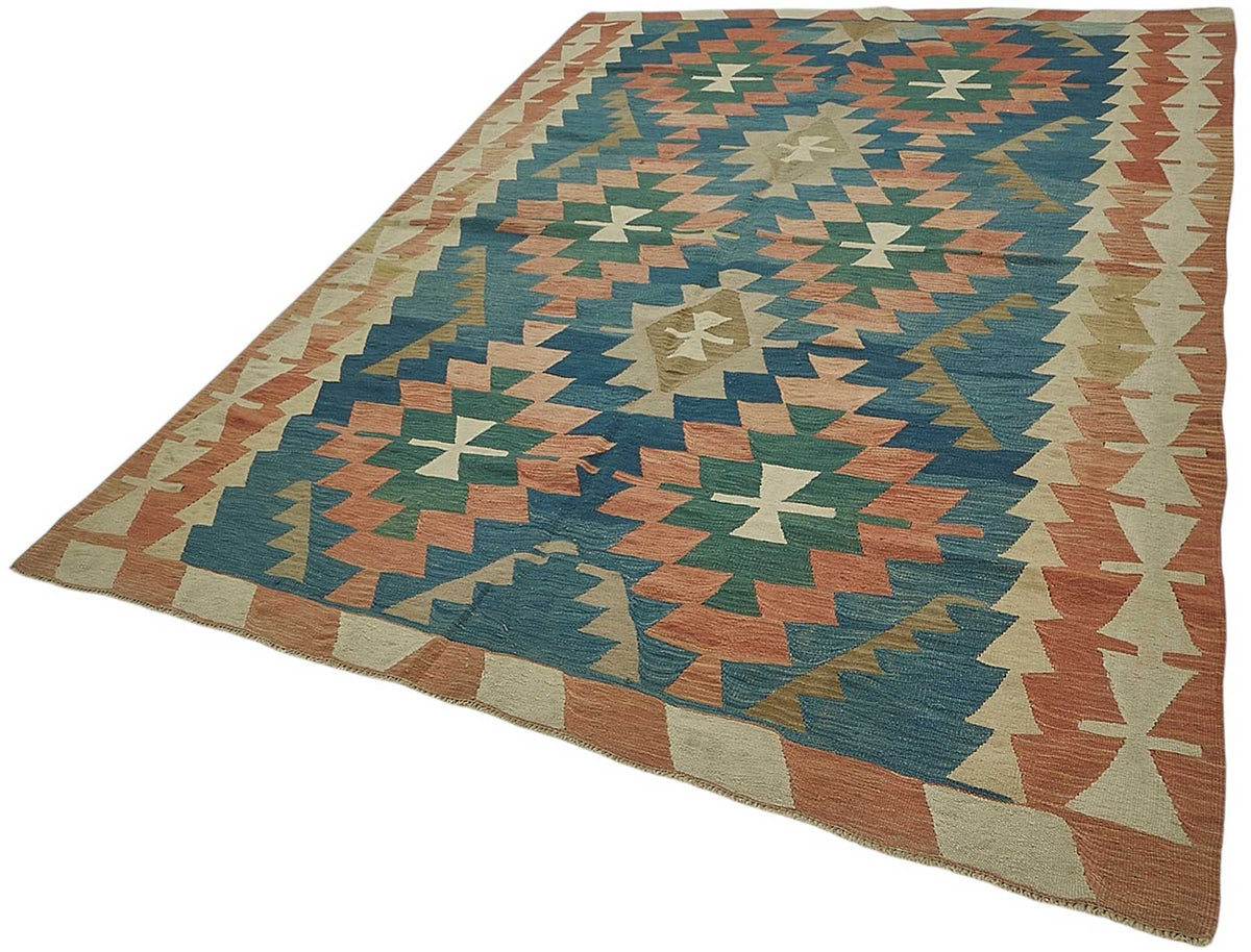 6x9 Handwoven Turkish Kilim Rug - 50510